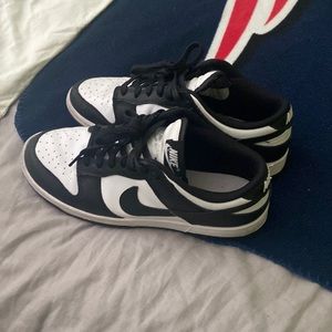 Black and white dunks